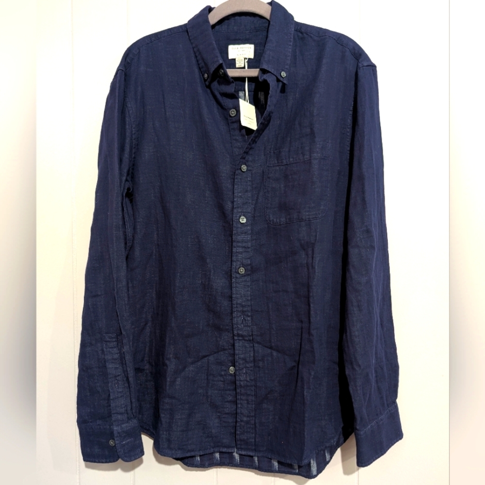 Club Monaco Inverse Ikat Men's Button Down Cotton Shirt Size Small - Picture 1 of 7